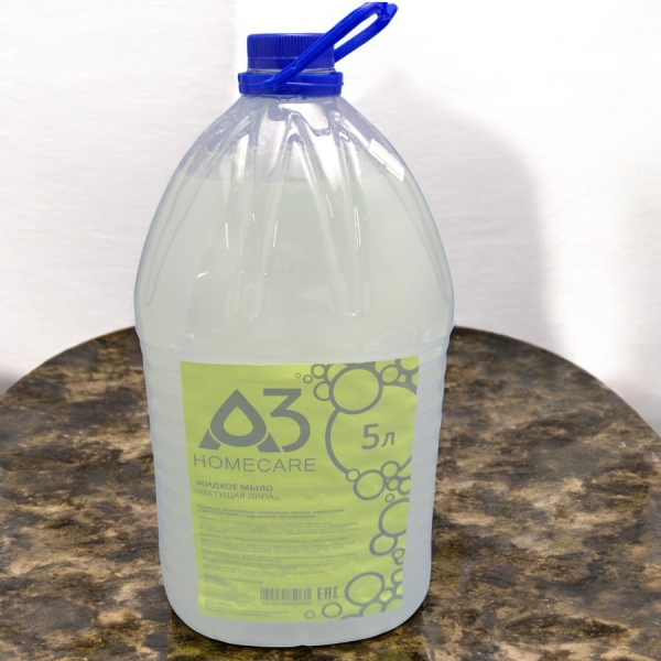 Жидкое мыло для рук и тела жемчужное  "Цветущая Липа", 5 литров